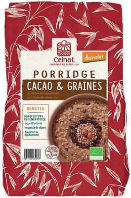 Porridge cacao graines
