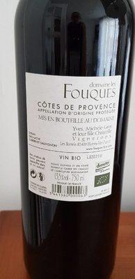 AOC Domaine des Fouques