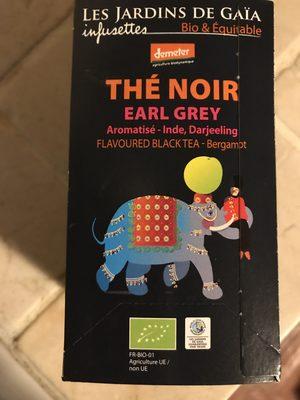 Thé noir earl grey aromatisé huile essentielle de bergamote