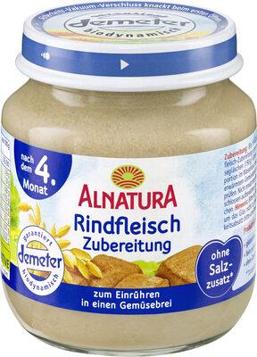 Rindfleisch-Zubereitung