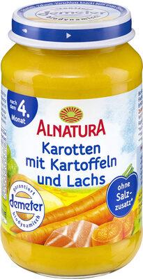 Karotten m. Kartoff. & Lachs