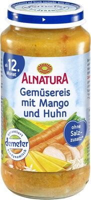 Gemüsereis mit Mango & Huhn