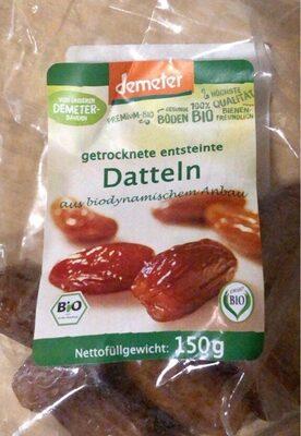 Getrocknete entsteinte Datteln