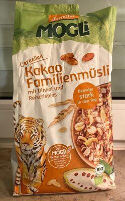 Mogli Kakao Familienmüsli mit Dinkel und Reiscrispies