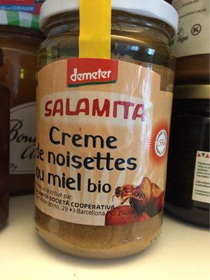 Creme de nousettes au miel bio