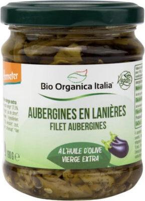 Filets d'aubergines à l'huile d'olive vierge extra