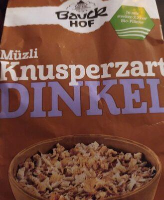 Müzli Knusperzart Dinkel